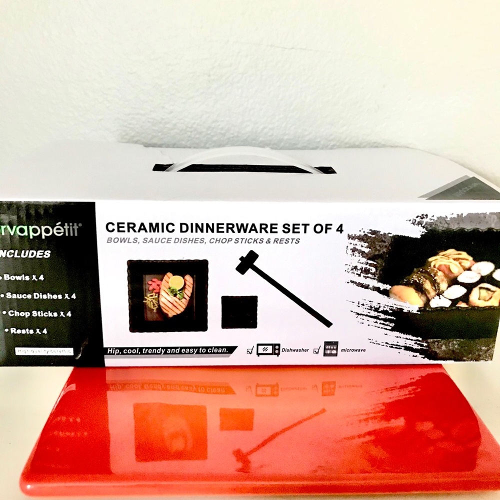 Sushi ceramic dinnerware set